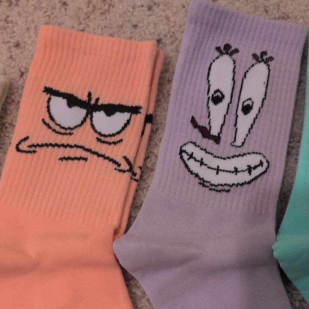 SpongeBob SquarePants Character Socks Set - Picture 3 of 4